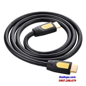 Cáp HDMI 5M tròn chính hãng Ugreen 10167 hỗ trợ 3D 4K