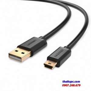 Cáp mini USB sang USB 2.0 dài 3m Ugreen 10386 chính hãng