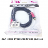 cap-hdmi-2-0-dai-15m-chinh-hang-z-tek-zy-281-ho-tro-3d-full-hd-4k2k-cao-cap - ảnh nhỏ  1