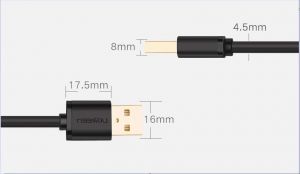 Cáp USB 2.0 2 Đầu Dương Dài 1M5 Ugreen 10311