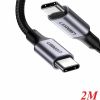 cap-sac-du-lieu-usb-type-c-to-type-c-dai-2m-boc-du-ho-tro-pd-100w-ugreen-70429 - ảnh nhỏ  1