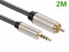 cap-audio-3-5mm-to-rca-coaxial-dai-2m-chinh-hang-ugreen-20733-cao-cap - ảnh nhỏ  1