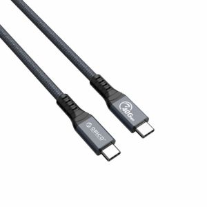 CÁP THUNDERBOLT 4, XÁM, DÀI 0.3M ORICO TBZ4-03-GY-BP