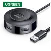 bo-chia-usb-4-cong-usb-2-0-ugreen-30367-co-den-led-200-cm-mau-den - ảnh nhỏ  1