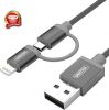 cap-usb-2-0-lightning-micro-usb-unitek-y-c-4031gy/rg/sl - ảnh nhỏ  1