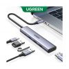 bo-chuyen-doi-type-c-ugreen-15495-hdmi-4k30hz-usb-2-0-usb-3-0-sac-pd-100w - ảnh nhỏ  1