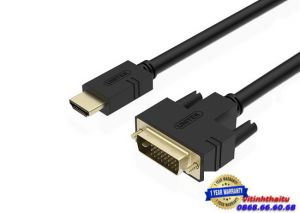 CÁP HDMI -> DVI 24+1 UNITEK (Y-C 217E)