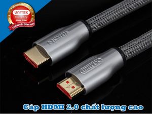 Cáp HDMI  Unitek chính hãng cao cấp 2.0 (1m) (Y-C 136RGY)