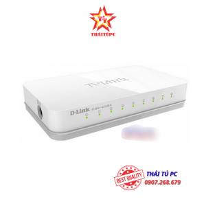 8-port Gigabit Switch D-Link DGS-1008A (10/100/1000) (Vỏ nhựa)