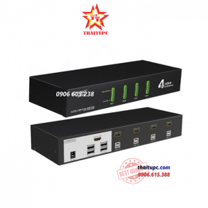Switch KVM HDMI 4 Cổng MT-VIKI MT-0401HK - MT-0401HK