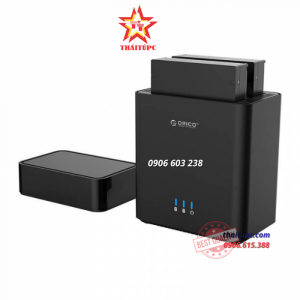 Hộp ổ cứng 3.5" 2 khe cắm SATA 3 USB 3.0 Type B - Orico DS200U3