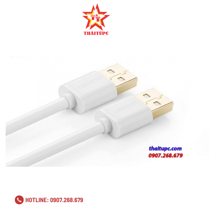 Cáp USB 2 đầu đực 3m chính hãng Ugreen 30135 cao cấp Cáp USB 2 đầu đực 3m chính hãng Ugreen 30135 cao cấp