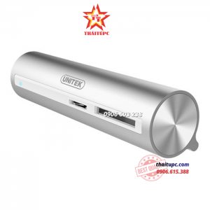 Hub/ Bộ chia 3 Port (3.0) + TF/SD Reader Unitek (Y-3094) Cổng Type-C