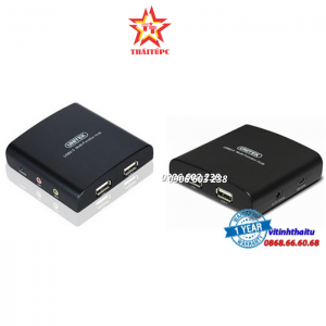 Hub USB 2.0 2 Ports + 2 PS2 + MIC-SPK Unitek (Y - 2091)