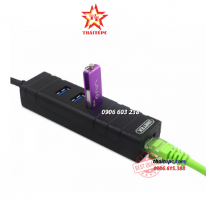 Hub USB 3.0 3 Ports + LAN Unitek (Y- 3057) (Y-3045)