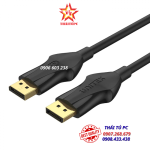 CÁP DISPLAYPORT 1.4 C1624BK 8K UNITEK 2 MÉT (8K @60HZ, 4K 144HZ, 1440P @240HZ)