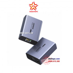 THIẾT BỊ KÉO DÀI HDMI 70M QUA CÁP LAN CAT5/6 1080@60HZ UGREEN 20519 CAO CẤP