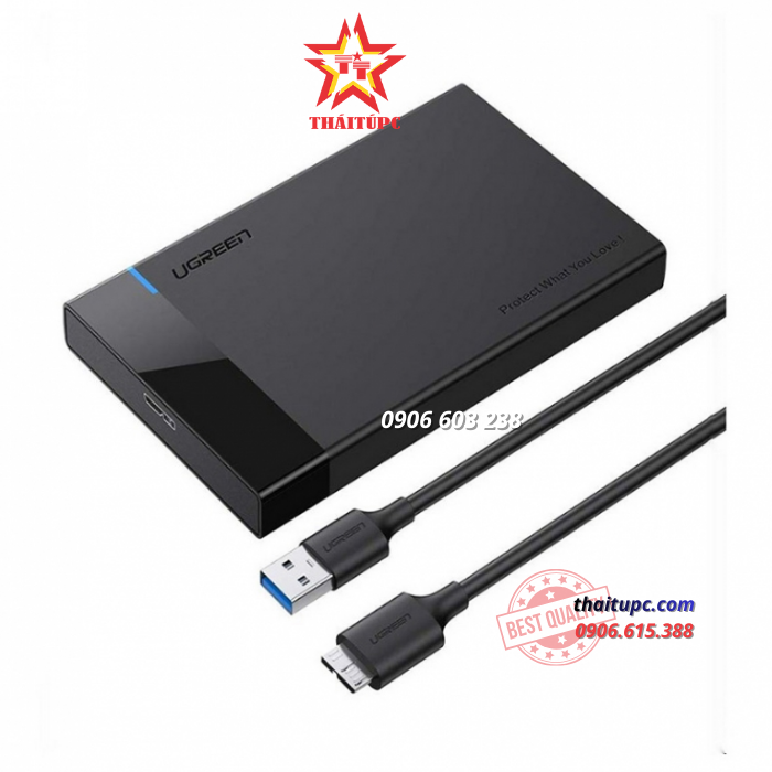HỘP ĐỰNG Ổ CỨNG 2,5 INCH USB 3.0 UGREEN 30848 HỘP ĐỰNG Ổ CỨNG 2,5 INCH USB 3.0 UGREEN 30848