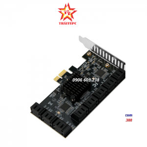 CARD MỞ RỘNG ORICO PCIE RA 16 CỔNG SATA 3.0 - PAS-16U-BK