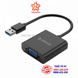 CÁP CHUYỂN USB 3.0 SANG VGA DÀI 15CM ORICO UTV