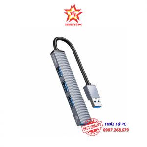 BỘ CHIA USB 4 CỔNG USB 3.0 2.0 BẰNG NHÔM ORICO AH-A13