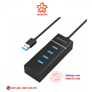 BỘ CHIA CỔNG USB 3.0 4 PORT ORICO W6PH4-U3-BK BLACK