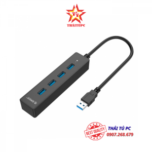 BỘ CHIA HUB USB 4 PORT 3.0 ORICO W8PH4-U3-BK