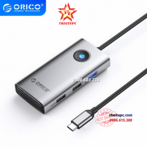 HUB USB TYPE-C ĐA NĂNG 5 TRONG 1 ORICO PW11-5P-GY