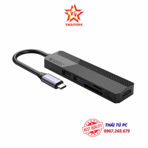 BỘ CHIA USB-C HUB 5 IN 1, ĐEN, ORICO MDK-5P-BK