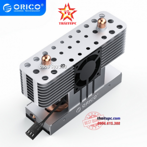 TẢN NHIỆT CHO Ổ CỨNG SSD M.2 NVME / SATA 2280 ORICO M2HS8-FAN-SV