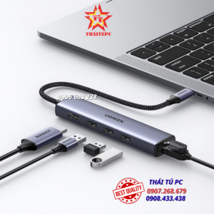 Bộ chuyển USB Type C to HDMI + USB 3.0 + Lan Gigabit Ugreen 20934 CM475