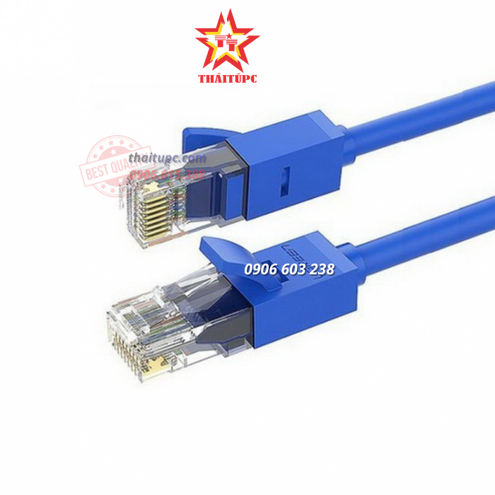 Dây mạng 5M Cat 6 UTP NW102 Ugreen 11204 Dây mạng 5M Cat 6 UTP NW102 Ugreen 11204