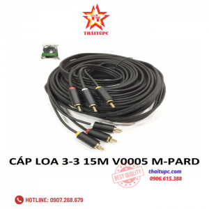 Cáp loa 3->3 1.5m M-PARD V-0001