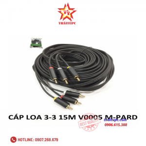 Cáp loa 3->3 3m  M-PARD  V-0002