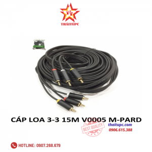 Cáp loa 3->3 5m M-PARD V-0003
