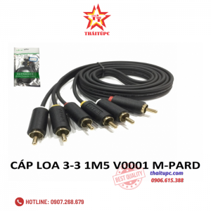 Cáp loa 3->3 15m M-PARD V-0005