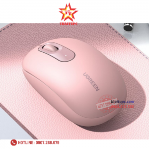 Chuột không dây 2.4G SILENT 2400DPI Ugreen 90686 cao cấp (Pink