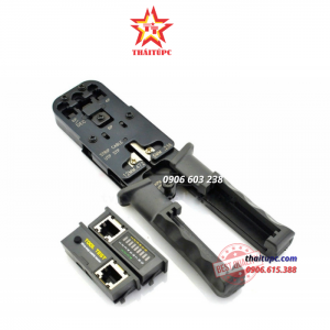 Kìm bấm UTP & cáp Tester + Pin HT022