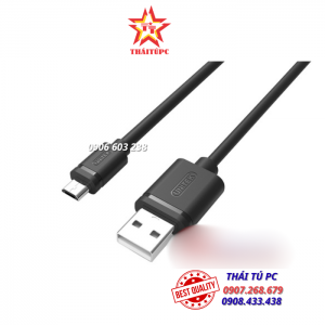 CÁP USB 2.0 -> MICRO USB 3IN1 UNITEK (Y-C 4008BK) (3 sợi)