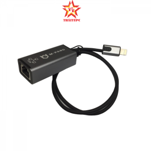 DÂY CÁP CHUYỂN CỔNG LIGHTNING RA LAN MD080 M-PARD