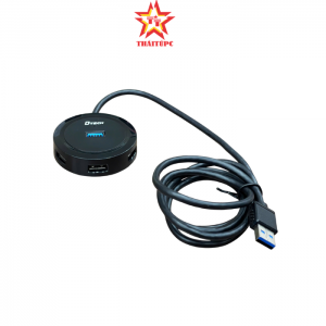 Bộ chia 4 cổng USB3.0 dài 1.2M DTECH DT-3309