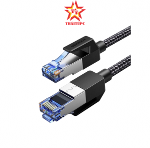 Cáp mạng Cat 8 đúc sẵn 2 đầu S/FTP 40Gbps dài 2M Ugreen 80431 bọc dù cao cấp