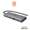 hub-type-c-11-cong-ugreen-45520-bo-chuyen-mo-rong-cong-usb-c-da-nang-ho-tro-4k60hz-hdmi-vga-1080p-pd-100w-ethernet-usb-a/c-10gbps-khe-the-sd/tf-jack-3-5mm - ảnh nhỏ 2