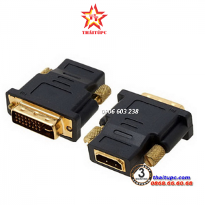Đầu chuyển DVI 24-1 (đực) - HDMI (cái)