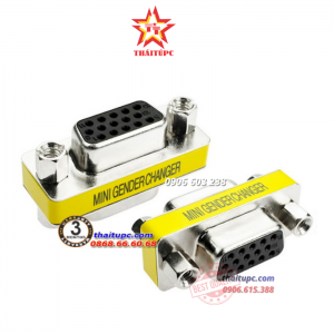 Đầu nối dài Cáp VGA 2 đầu âm