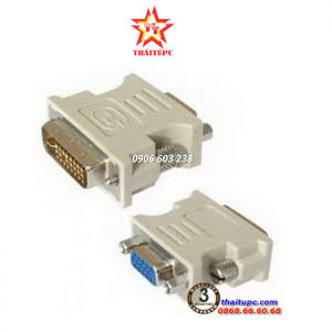 ĐẦU DVI (24+1 / 24+5) CHUYỂN SANG VGA ĐẦU CÁI