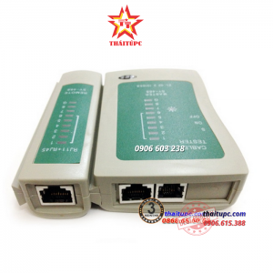 Hộp test mạng đa năng RJ11/45 (Trắng phối xanh)