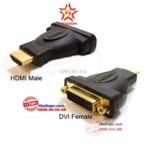 ĐẦU ĐỔI HDMI K -> DVI 24+5 L UNITEK Y-A 006