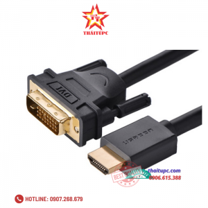 Cáp chuyển đổi HDMI to DVI 24+1 dài 1,5m HD106 chính hãng Ugreen 11150