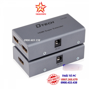 Bộ chuyển đổi HDMI sangLAN 50M Extender Dtech DT-7009C